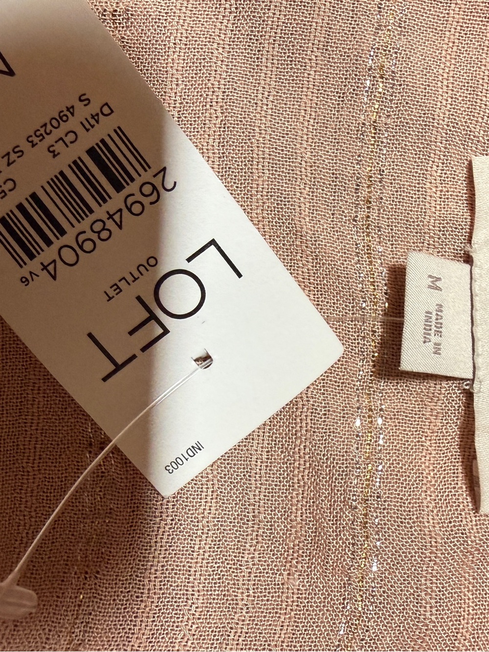 Loft Button-Front Blouse - Picture 6 of 8